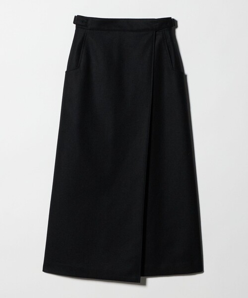 Steven Alan（スティーブンアラン）の「＜Steven Alan＞ラップ タイト スカート（スカート・レディース・ブラック/グレー系/モカ・M/S）」の2枚目の写真