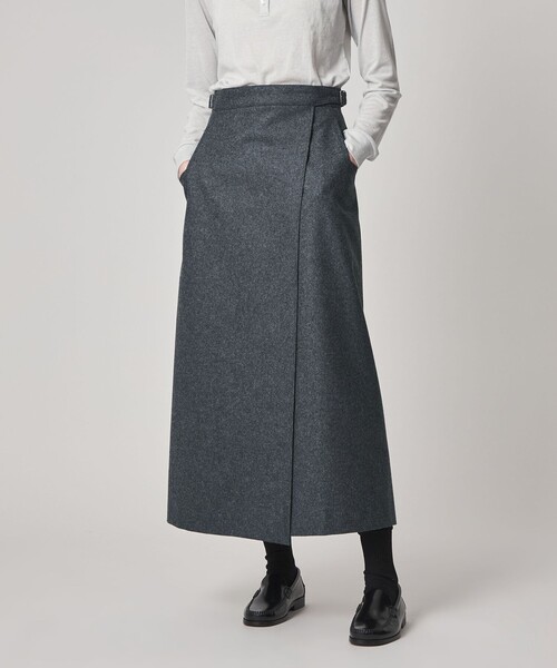 Steven Alan（スティーブンアラン）の「＜Steven Alan＞ラップ タイト スカート（スカート・レディース・ブラック/グレー系/モカ・M/S）」の4枚目の写真