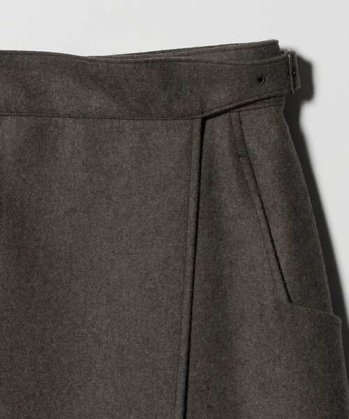 Steven Alan（スティーブンアラン）の「＜Steven Alan＞ラップ タイト スカート（スカート・レディース・ブラック/グレー系/モカ・M/S）」の7枚目の写真