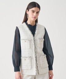 ANAYI｜アナイのノーカラージャケット（ホワイト/白色系）通販 - ZOZOTOWN