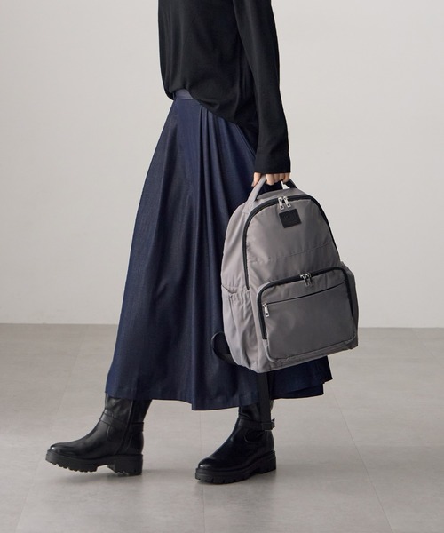 Rosemadame(ローズマダム)の「軽量・撥水・大容量。子育てに最適な多機能 ハジカルペアレンツリュック/マザーズバッグ(バックパック/リュック・レディース・アイボリー/ブラック/グレー・FREE)」の18枚目の写真