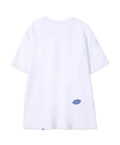 ASTRAL PROJECTION（アストラルプロジェクション）の「[ビヨンドウィズアストラル]コットンルーズフィット半袖Tシャツ_ホワイト（Tシャツ/カットソー・メンズ・その他・LARGE/MEDIUM/X-LARGE/XX-LARGE）」の3枚目の写真