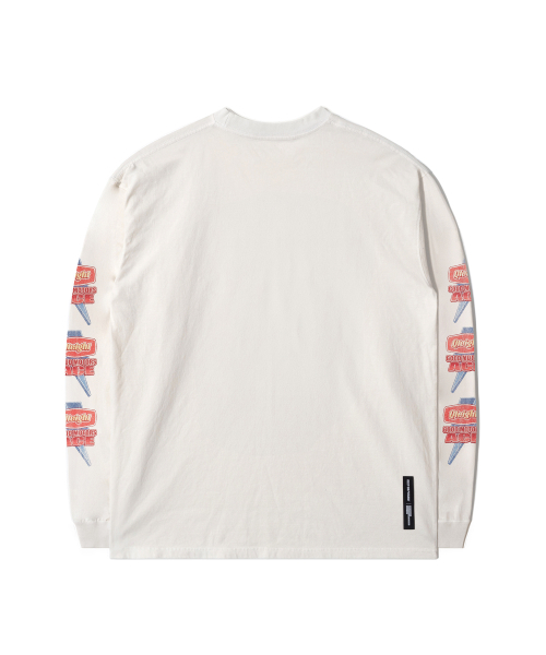 QT8 GARMENTS(キューティーエイトガーメント)の「LB Ace Motors Washed Long Sleeve (Ecru)(Tシャツ/カットソー・レディース・その他・LARGE/SMALL/MEDIUM/X-LARGE)」の3枚目の写真
