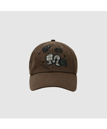 SOME PLACE（サムプレイス）の「アプリケ配色ビッグロゴサム刺繍ソフトキャップ_2COLOR（キャップ）」