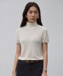 NOVE MOCK NECK KNIT (CREAM)