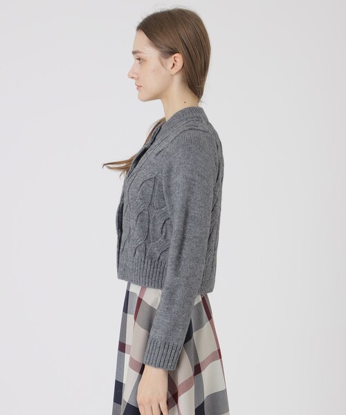 セール】【限定カラーあり】ヘアリーアルパカウールカーディガン