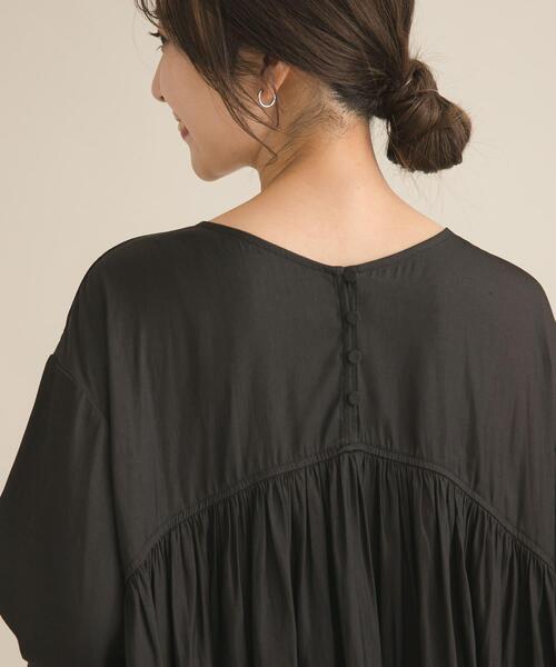 セール】『スタッフ企画』2WAYギャザー切替ブラウス（シャツ/ブラウス