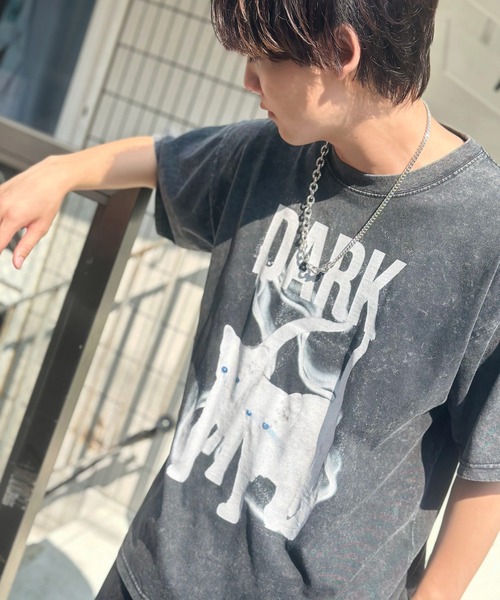 MILKBOY（ミルクボーイ）の「DARK CAT Tシャツ（Tシャツ/カットソー・レディース・C/A/B・L/M）」の4枚目の写真