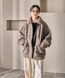 LEPSIM | シャギーミドルZIPブルゾン　612822(ブルゾン)