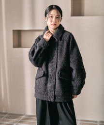 LEPSIM | シャギーミドルZIPブルゾン 612822(ブルゾン)