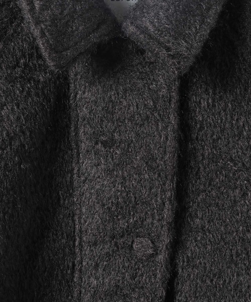 LEPSIM（レプシィム）の「シャギーミドルZIPブルゾン　612822（ブルゾン・レディース・ブラウン/オフホワイト/チャコールグレー・FREE）」の14枚目の写真