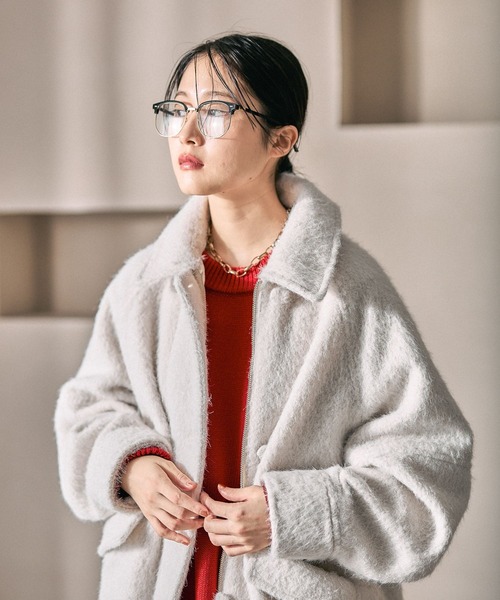 セール】シャギーミドルZIPブルゾン 612822（ブルゾン）｜LEPSIM