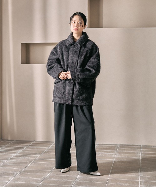 セール】シャギーミドルZIPブルゾン 612822（ブルゾン）｜LEPSIM