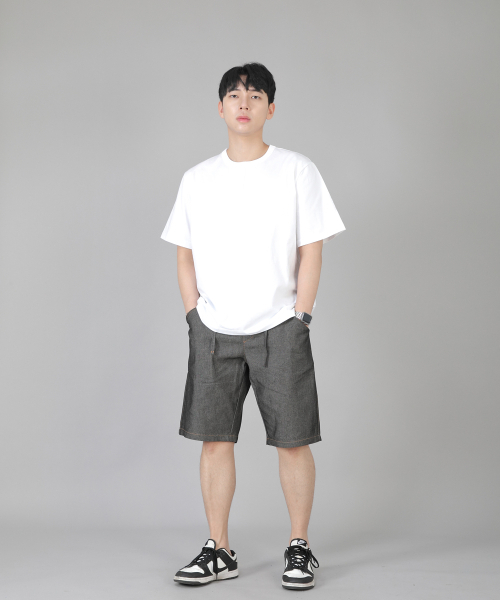 SAINTCREW(セントクルー)の「Rネック無地半袖Tシャツ BRS-826 ホワイト(Tシャツ/カットソー・メンズ・その他・MEDIUM/LARGE/X-LARGE/XX-LARGE)」の2枚目の写真