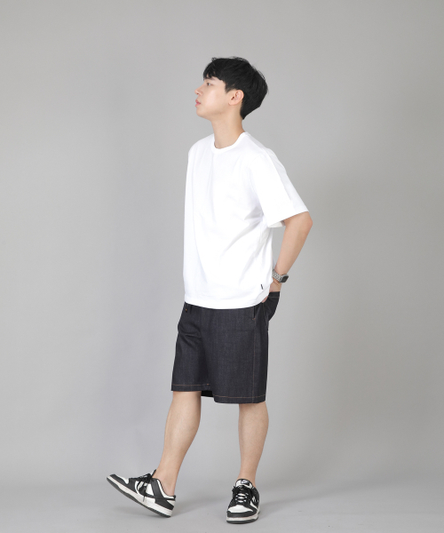 SAINTCREW(セントクルー)の「Rネック無地半袖Tシャツ BRS-826 ホワイト(Tシャツ/カットソー・メンズ・その他・MEDIUM/LARGE/X-LARGE/XX-LARGE)」の3枚目の写真