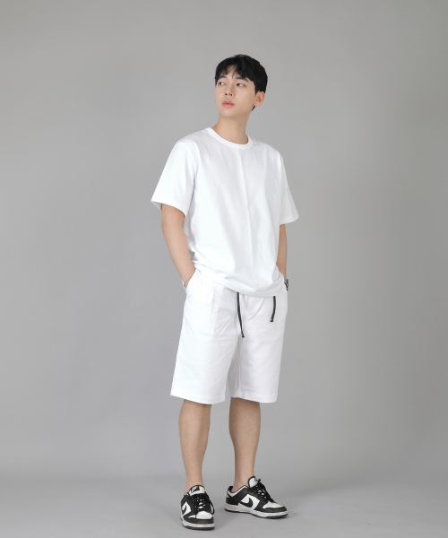 SAINTCREW(セントクルー)の「Rネック無地半袖Tシャツ BRS-826 ホワイト(Tシャツ/カットソー・メンズ・その他・MEDIUM/LARGE/X-LARGE/XX-LARGE)」の7枚目の写真