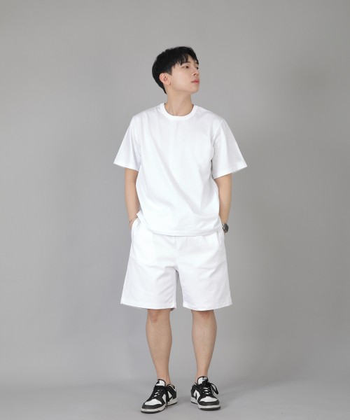 SAINTCREW(セントクルー)の「Rネック無地半袖Tシャツ BRS-826 ホワイト(Tシャツ/カットソー・メンズ・その他・MEDIUM/LARGE/X-LARGE/XX-LARGE)」の8枚目の写真