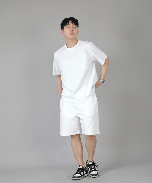 SAINTCREW(セントクルー)の「Rネック無地半袖Tシャツ BRS-826 ホワイト(Tシャツ/カットソー・メンズ・その他・MEDIUM/LARGE/X-LARGE/XX-LARGE)」の9枚目の写真