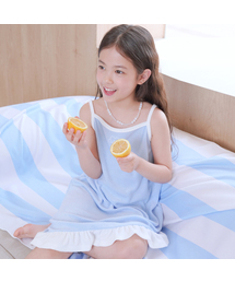 SWEET BITTER（スイートビター）の「[KIDS] Terry Ruffle One Piece_Blue（ワンピース）」