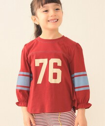 BEAMS mini | ナンバリング プリント Tシャツ 2026SS（90～140cm）(Tシャツ/カットソー)