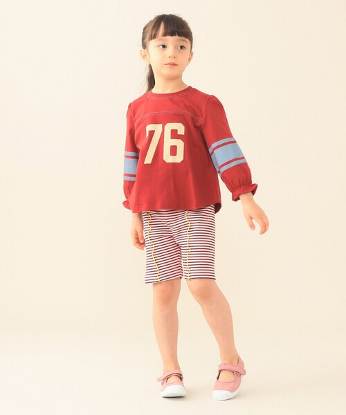 BEAMS mini（ビームスミニ）の「ナンバリング プリント Tシャツ 2026SS（90～140cm）（Tシャツ/カットソー・キッズ・ネイビー/レッド・110/90/100/120/130/140）」の15枚目の写真