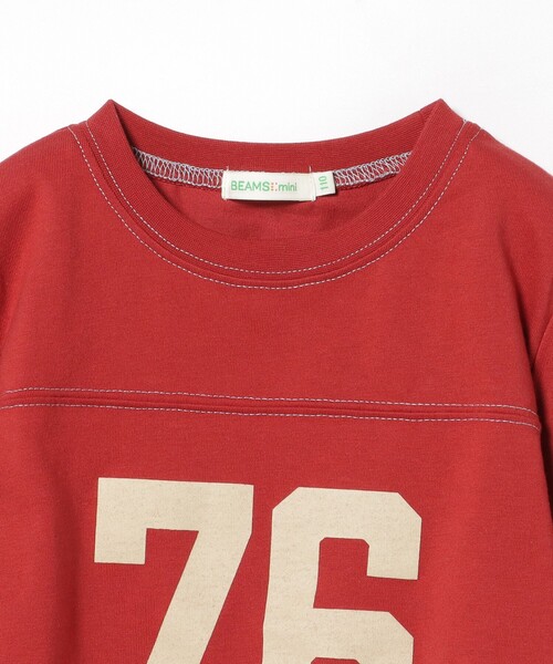 BEAMS mini（ビームスミニ）の「ナンバリング プリント Tシャツ 2026SS（90～140cm）（Tシャツ/カットソー・キッズ・ネイビー/レッド・110/90/100/120/130/140）」の5枚目の写真