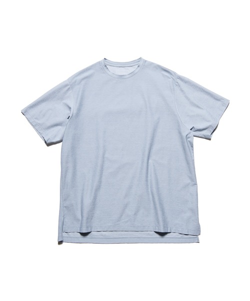 SOPHNET.(ソフネット)の「DOUBLE LOCK STITCH TEE(Tシャツ/カットソー・メンズ・ライトブルー/ブラック/ベージュ・5/4/3/2/1)」の1枚目の写真
