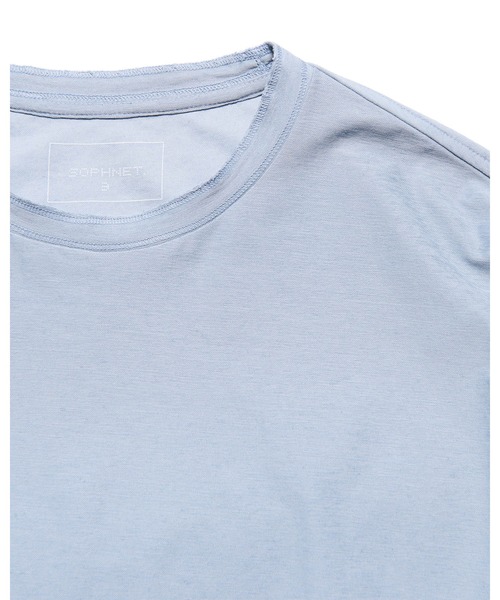 SOPHNET.(ソフネット)の「DOUBLE LOCK STITCH TEE(Tシャツ/カットソー・メンズ・ライトブルー/ブラック/ベージュ・5/4/3/2/1)」の7枚目の写真