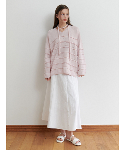 RE_L（リエル）の「Soup overfit v knit (lilac pink)（ニット/セーター・レディース・その他・FREE）」の3枚目の写真