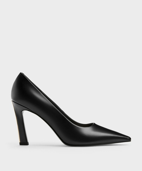 CHARLES & KEITH(チャールズ & キース)の「Kerra ケラ ポインテットパンプス(パンプス・レディース・ベージュ/ブラック・25.5cm/25cm/24.5cm/23.5cm/23cm/22.5cm)」の4枚目の写真