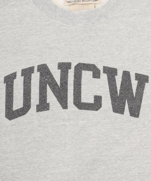 REMI RELIEF（レミレリーフ）の「REMI RELIEF（レミレリーフ）SP加工起毛裏毛クルー（スウェット・メンズ・グレー・90/91/92）」の9枚目の写真