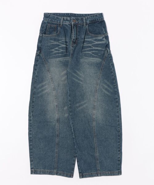 REBALANCE(リバランス)の「ワイドデニムパンツ(デニムパンツ・レディース・A/B・LARGE/MEDIUM)」の7枚目の写真