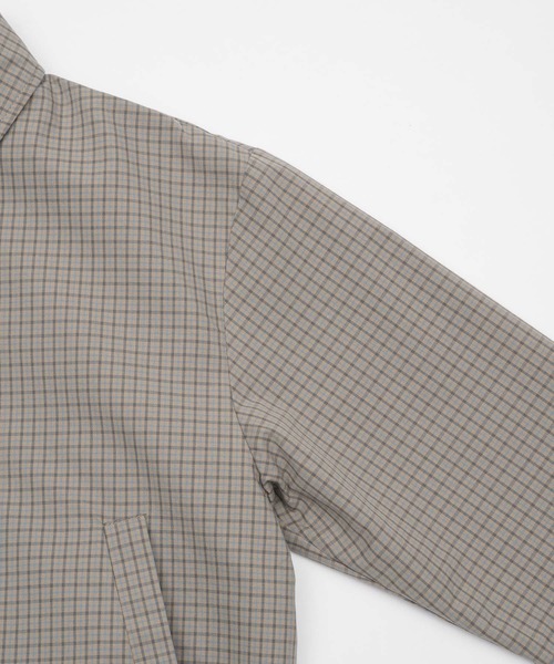 FEKETE（フェケテ）の「check frill shirt blouson / チェックフリルシャツブルゾン（ブルゾン・レディース・ブラック/ベージュ・LARGE/MEDIUM/SMALL）」の3枚目の写真