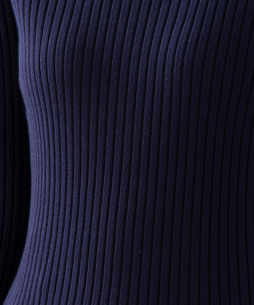 Ray BEAMS（レイビームス）の「◇RBS / リブ フレアスリーブ クルーネック（ニット/セーター・レディース・オフホワイト/ネイビー/ベージュ・ONE SIZE）」の12枚目の写真