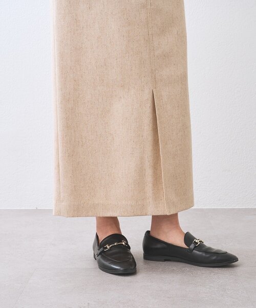 RIVE DROITE（リヴドロワ）の「【上品な装いに】エコツイードポケットスカート（スカート・レディース・ブラウン/ベージュ・36/38）」の5枚目の写真