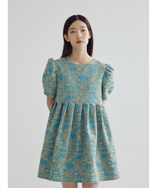 BOMNAL BOUTIQUE(ボムナルブティック)の「3Dミニドレス_スカイ/イエロー(ワンピース・レディース・その他・SMALL/MEDIUM)」の2枚目の写真