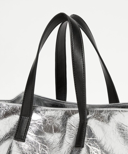 SY UNITED ARROWS(シーユナイテッドアローズ)の「<SY>レクタングル トート(トートバッグ・レディース・シルバー/ブラック・FREE)」の16枚目の写真