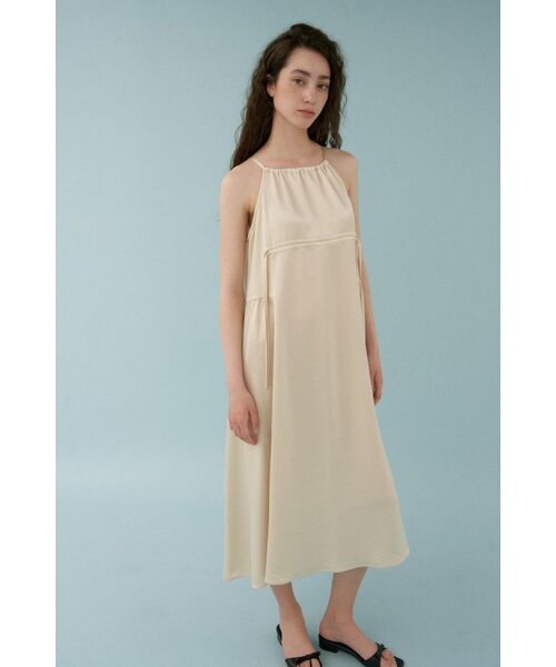 MUARMUS(ムアルムス)の「Honey Satin Dress - Begie(ワンピース・レディース・その他・FREE)」の4枚目の写真