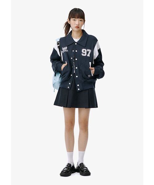 PRENDA(プレンダ)の「SWEAT VARSITY JACKET NAVY(スタジャン・レディース・その他・SMALL)」の16枚目の写真