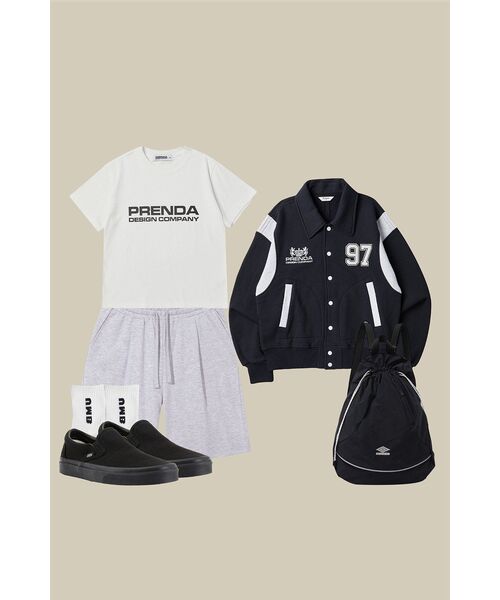 PRENDA(プレンダ)の「SWEAT VARSITY JACKET NAVY(スタジャン・レディース・その他・SMALL)」の18枚目の写真