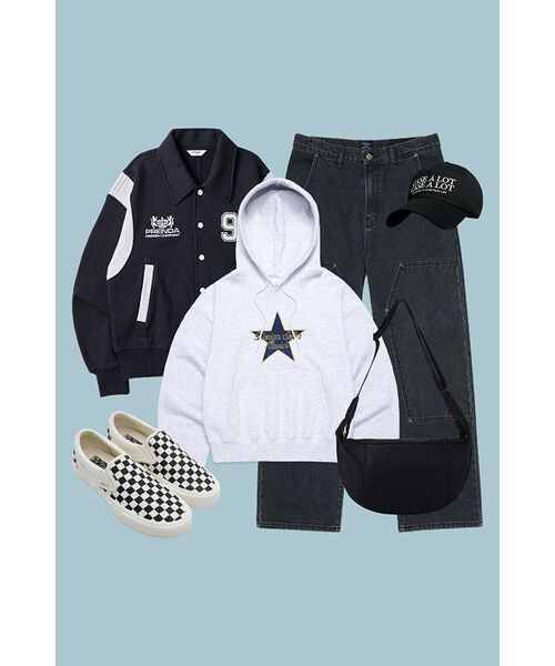 PRENDA(プレンダ)の「SWEAT VARSITY JACKET NAVY(スタジャン・レディース・その他・SMALL)」の20枚目の写真