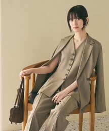 BEAUTY&YOUTH UNITED ARROWS | 【WEB限定 Wardrobe DAILY MINIMAL】メランジ ペプラムベスト ウォッシャブル(ベスト)