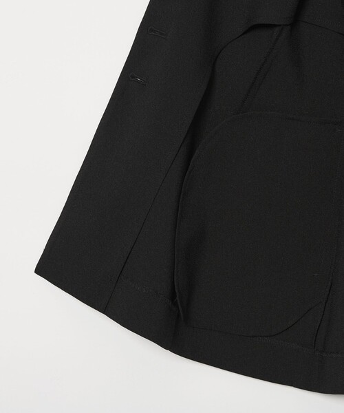 BEAUTY&YOUTH UNITED ARROWS（ビューティーアンドユースユナイテッドアローズ）の「【WEB限定 Wardrobe DAILY MINIMAL】メランジ ペプラムベスト ウォッシャブル（ベスト・レディース・モカ/ブラック・S/M）」の5枚目の写真