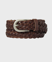 TLEYOUNG（トゥリョン）の「TYレザーウィービングベルト_Brown（ベルト）」