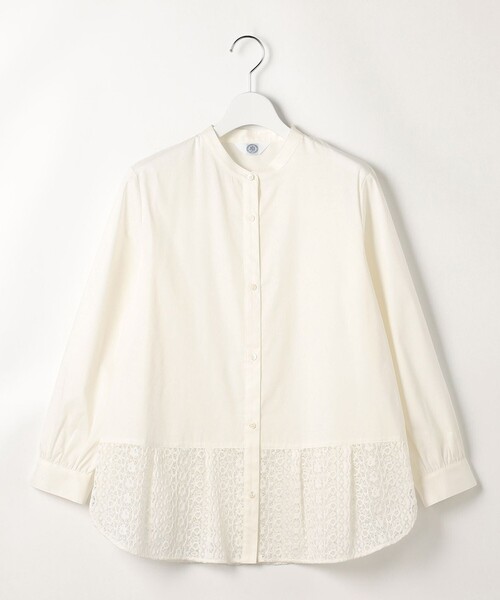 J.PRESS Ladies（J.プレス レディス）の「エニーブロード レース ブラウス（シャツ/ブラウス・レディース・ホワイト系・XS）」の7枚目の写真