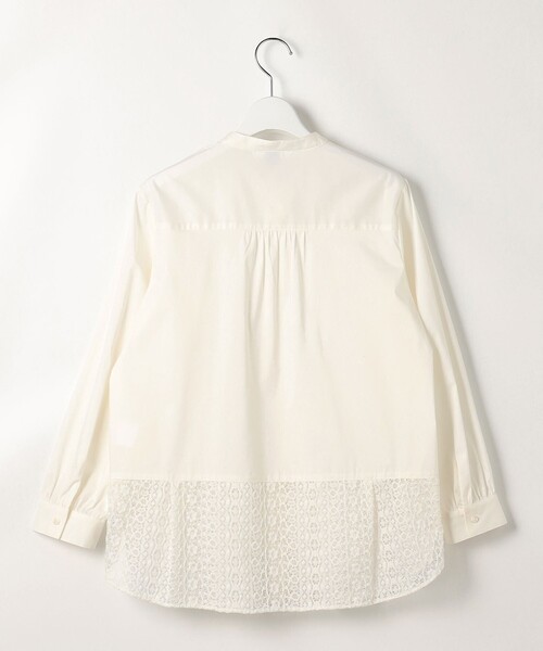 J.PRESS Ladies（J.プレス レディス）の「エニーブロード レース ブラウス（シャツ/ブラウス・レディース・ホワイト系・XS）」の8枚目の写真