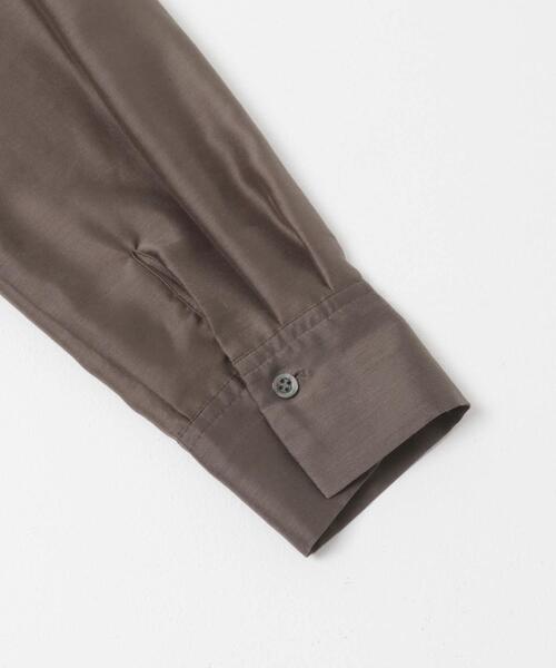URBAN RESEARCH ROSSO WOMEN(アーバンリサーチ ロッソ)の「プリーツロングシャツワンピース(ワンピース・レディース・ブルー/ブラウン・FREE)」の9枚目の写真