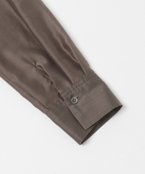 URBAN RESEARCH ROSSO WOMEN（アーバンリサーチ　ロッソ）の「プリーツロングシャツワンピース（ワンピース・レディース・ブルー/ブラウン・FREE）」の18枚目の写真