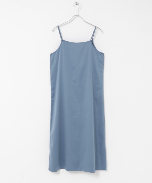 URBAN RESEARCH ROSSO WOMEN（アーバンリサーチ　ロッソ）の「プリーツロングシャツワンピース（ワンピース・レディース・ブルー/ブラウン・FREE）」の3枚目の写真