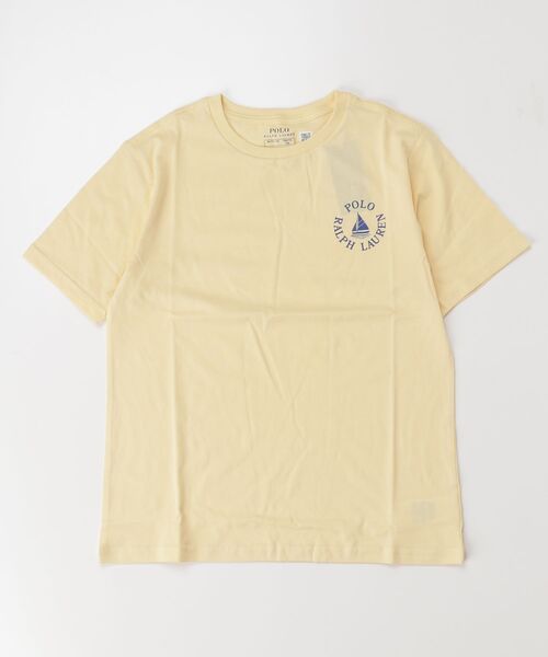 POLO RALPH LAUREN CHILDRENSWEAR（ポロ ラルフ ローレン チルドレンズウェア）の「ロゴ コットン ジャージー Tシャツ（Tシャツ/カットソー・キッズ・イエロー・S/M/L/XL）」の3枚目の写真